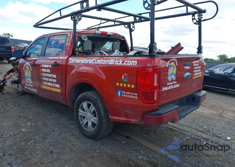 2022 Ford Ranger Xlt z USA, uszkodzony, nr VIN 1FTER4FH6NLD51131